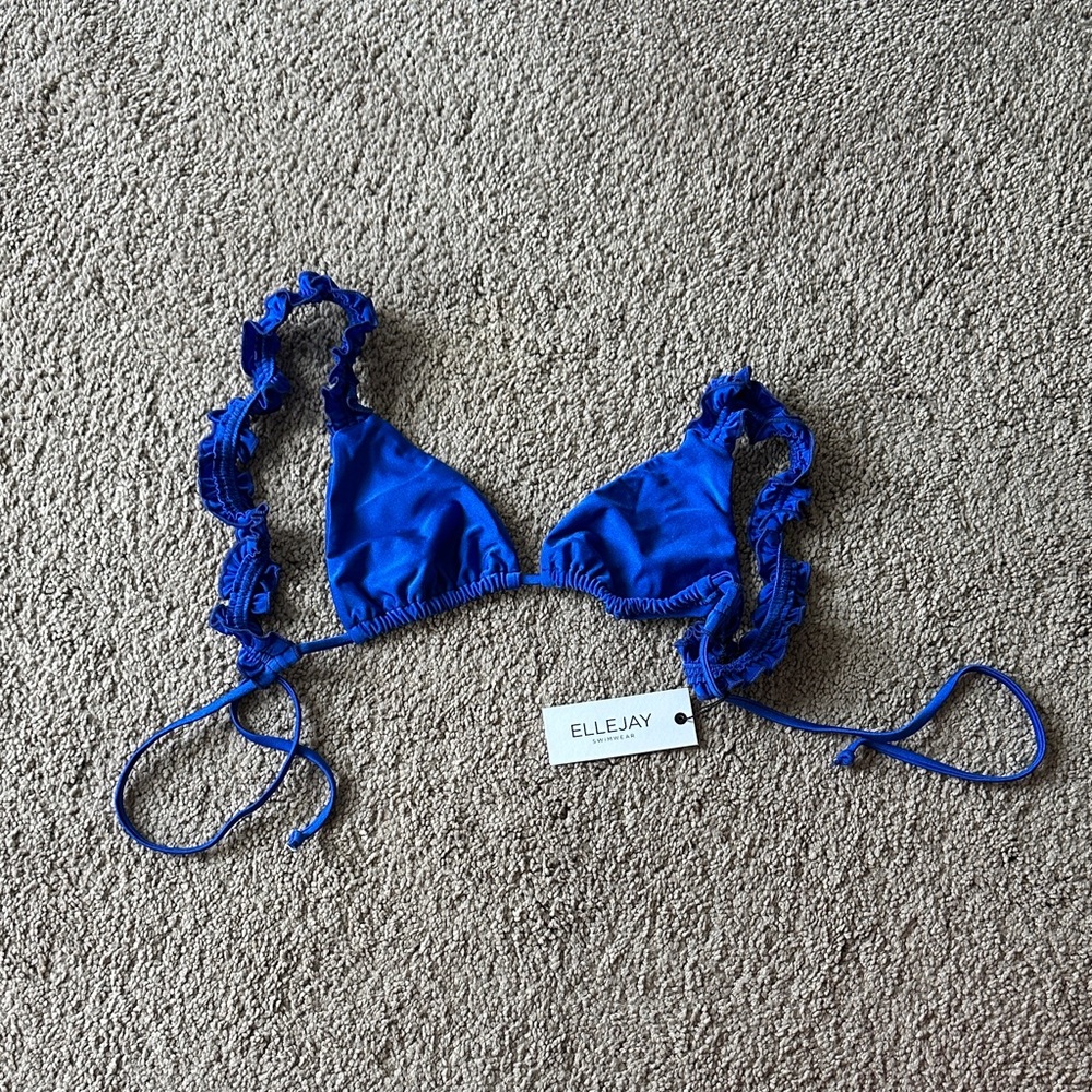 Ellejay Blue Bikini Top